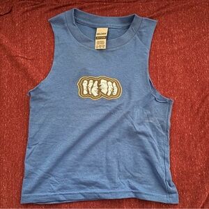 Blue baby tank
